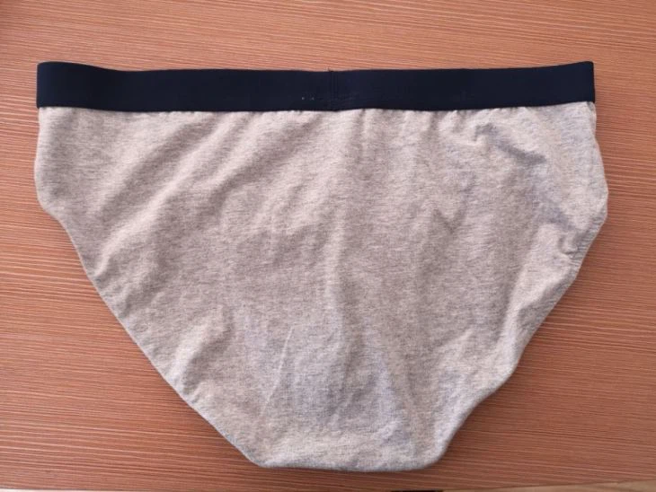 Grey Color Cotton Men's Briefs